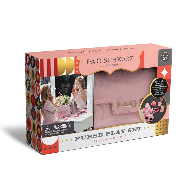 FAO Schwarz Glamour Purse Set Pretend Play Makeup Kit