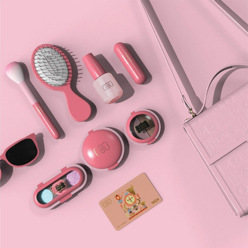 FAO Schwarz Glamour Purse Set Pretend Play Makeup Kit