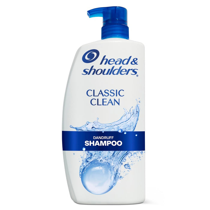 Head & Shoulders Dandruff Shampoo, Anti-Dandruff Treatment, Classic Clean for Daily Use, Paraben-Free - 28.2 fl oz
