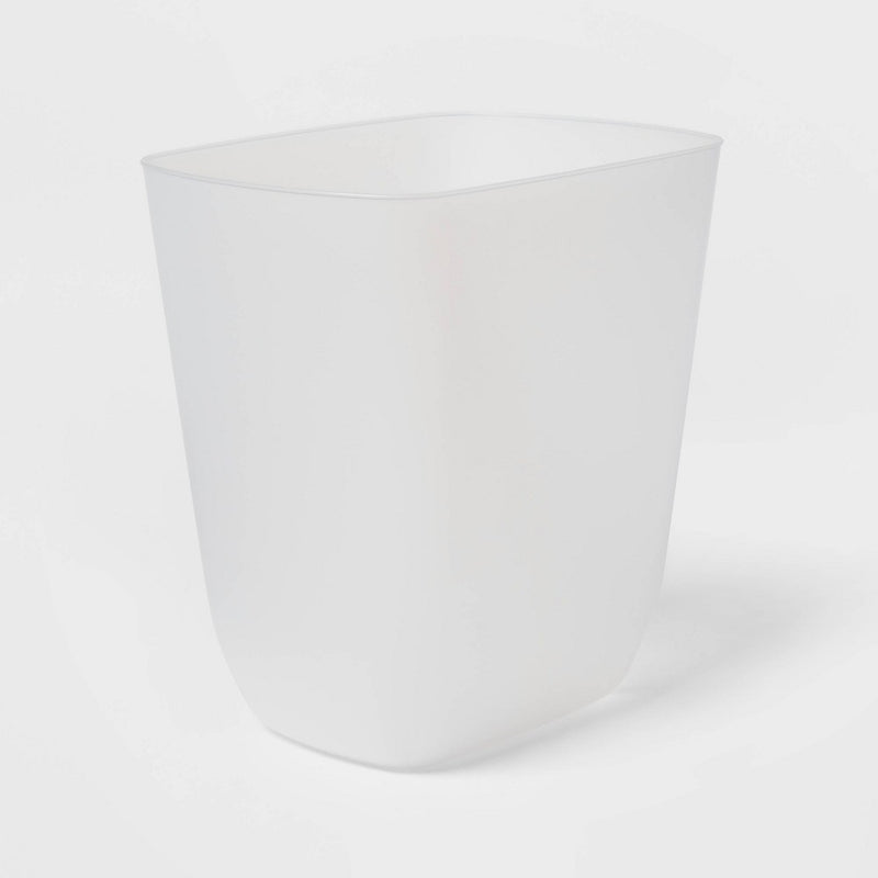 3gal Open Vanity Waste Basket Frosted - Brightroom™