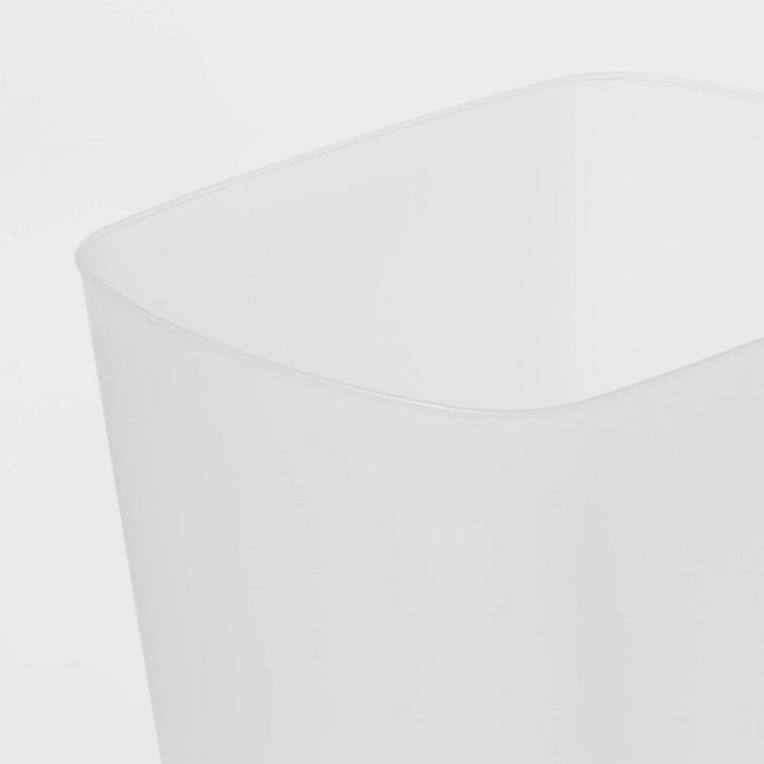 3gal Open Vanity Waste Basket Frosted - Brightroom™