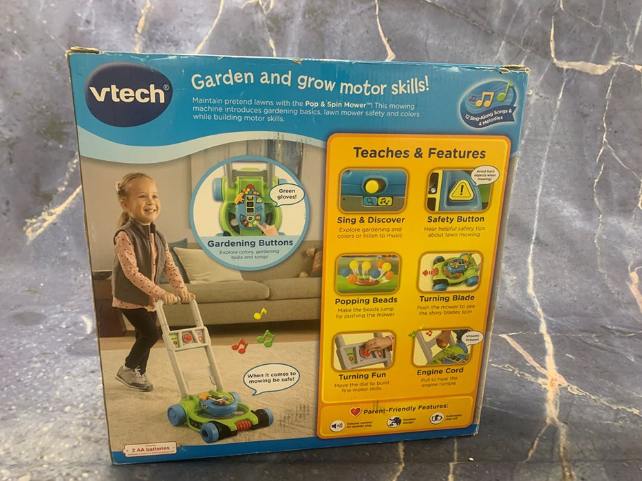 VTech Pop & Spin Mower *DAMAGED BOX - SEE DETAILS*