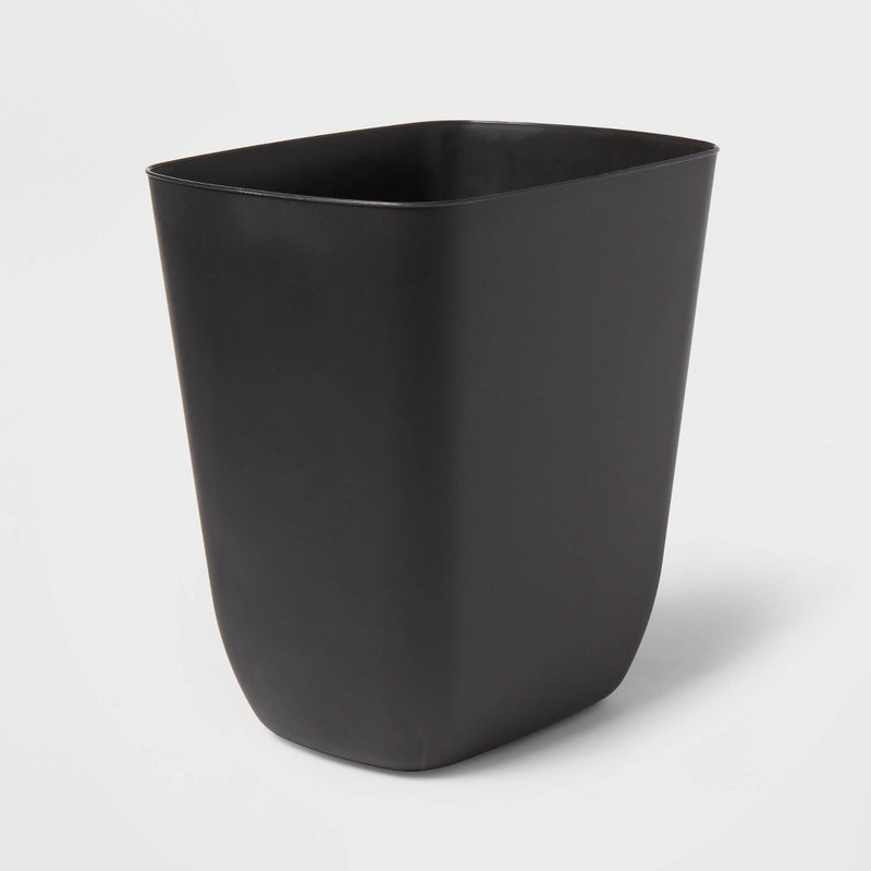 3gal Open Vanity Waste Basket Black - Brightroom™