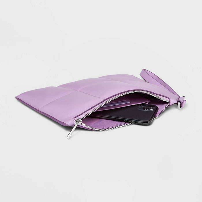 Women's Large Wristlet Pouch - A New Day™ Lavender Purple