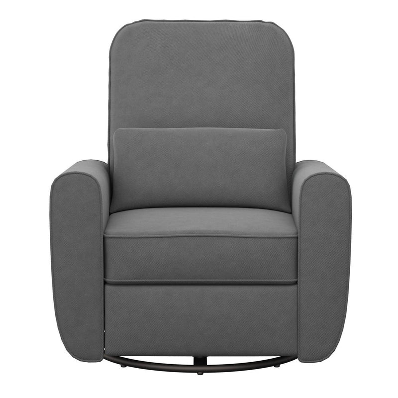 Baby Relax Kennedy Nursery Gliding Recliner Upholstered Accent Chair - Gray (LOCAL PICKUP ONLY)