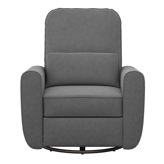 Baby Relax Kennedy Nursery Gliding Recliner Upholstered Accent Chair - Gray (LOCAL PICKUP ONLY)