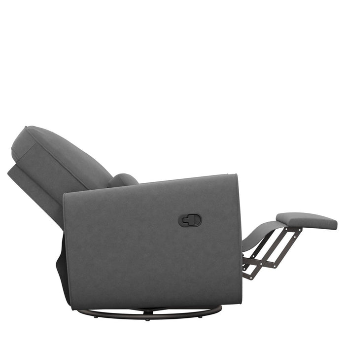 Baby Relax Kennedy Nursery Gliding Recliner Upholstered Accent Chair - Gray (LOCAL PICKUP ONLY)