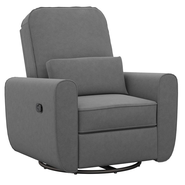 Baby Relax Kennedy Nursery Gliding Recliner Upholstered Accent Chair - Gray (LOCAL PICKUP ONLY)