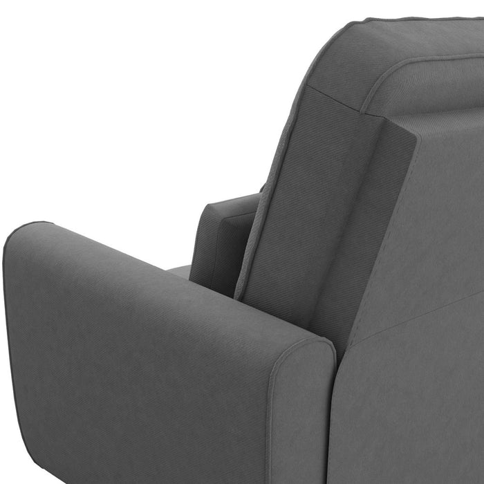 Baby Relax Kennedy Nursery Gliding Recliner Upholstered Accent Chair - Gray (LOCAL PICKUP ONLY)