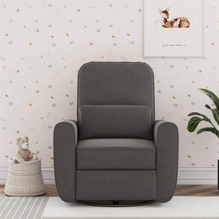 Baby Relax Kennedy Nursery Gliding Recliner Upholstered Accent Chair - Gray (LOCAL PICKUP ONLY)