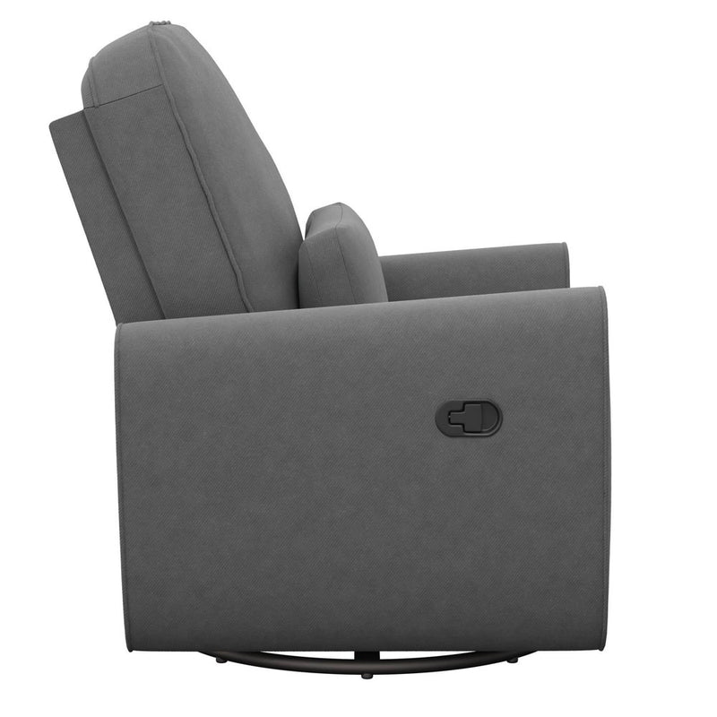 Baby Relax Kennedy Nursery Gliding Recliner Upholstered Accent Chair - Gray (LOCAL PICKUP ONLY)