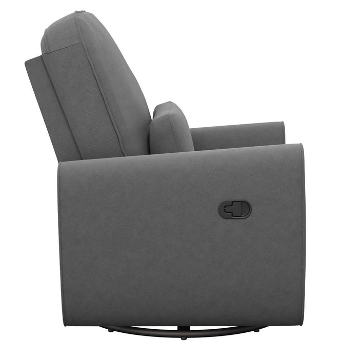 Baby Relax Kennedy Nursery Gliding Recliner Upholstered Accent Chair - Gray (LOCAL PICKUP ONLY)