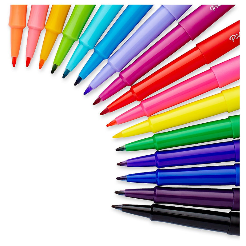 Paper Mate Flair 16pk Felt Tip Pens 0.7mm Medium Tip Multicolor