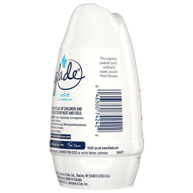 Glade Solid Air Freshener - Lavender & Peach Blossom - 6oz
