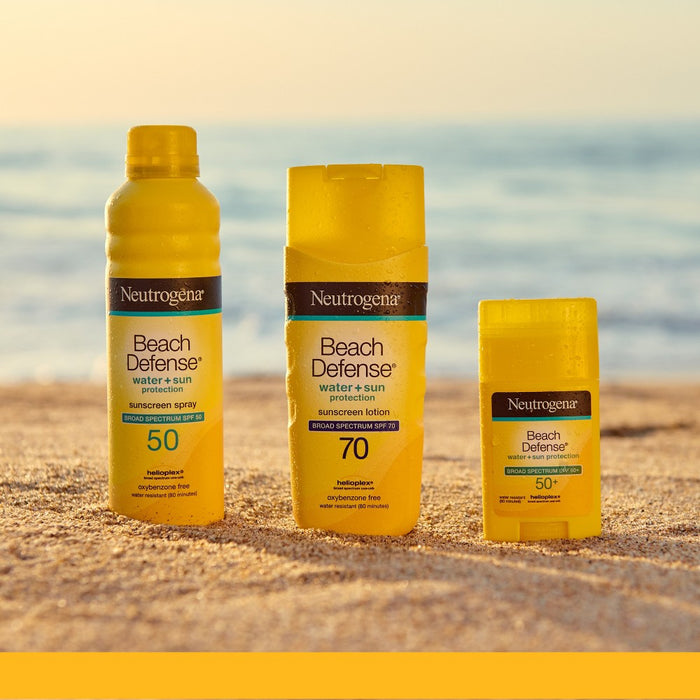 Neutrogena Beach Defense Sunscreen Spray - SPF 50 - 6.5oz.EXP 03/27
