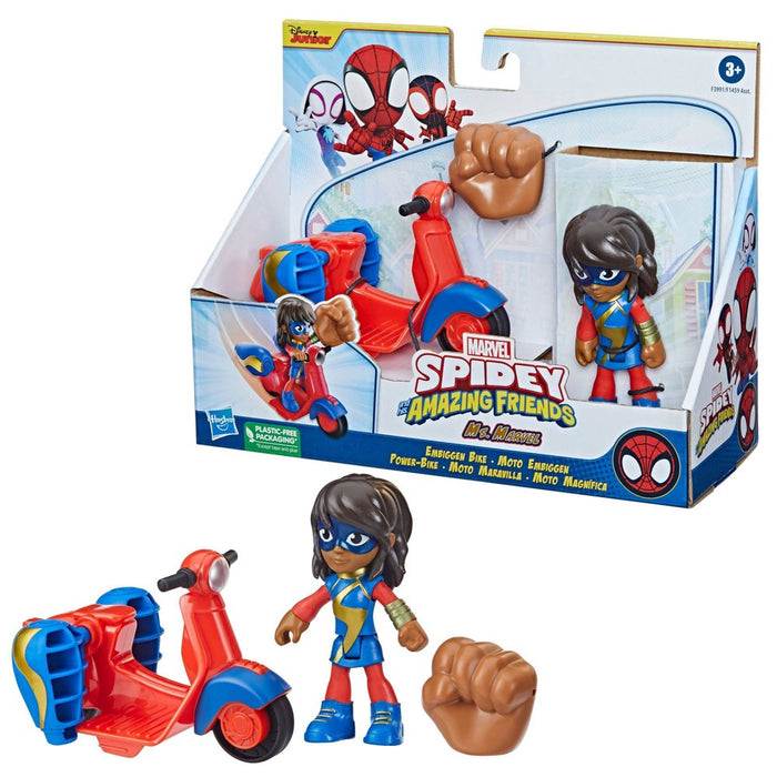 Marvel Spidey and His Amazing Friends Ms. Marvel Embiggen Bike