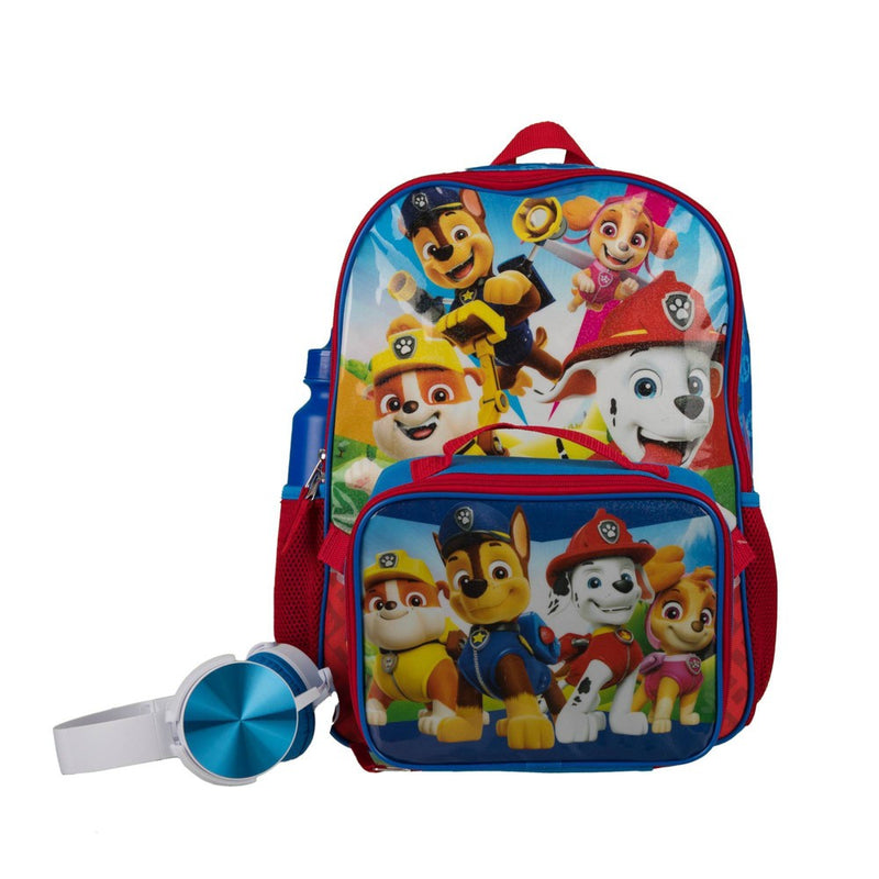 Paw Patrol Kids' 16" Backpack Set with Headphone