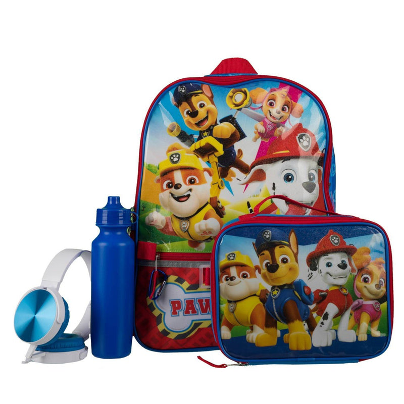 Paw Patrol Kids' 16" Backpack Set with Headphone