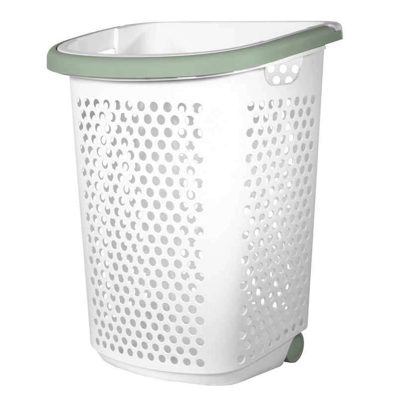 Home Logic Rolling Laundry Hamper White (LOCAL PICKUP ONLY)