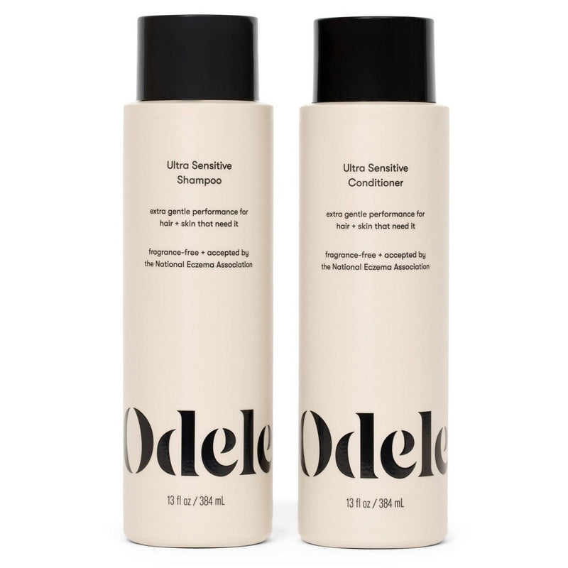 Odele Ultra-Sensitive Shampoo Clean, Fragrance and Sulfate Free for Eczema and Sensitive Skin - 13 fl oz