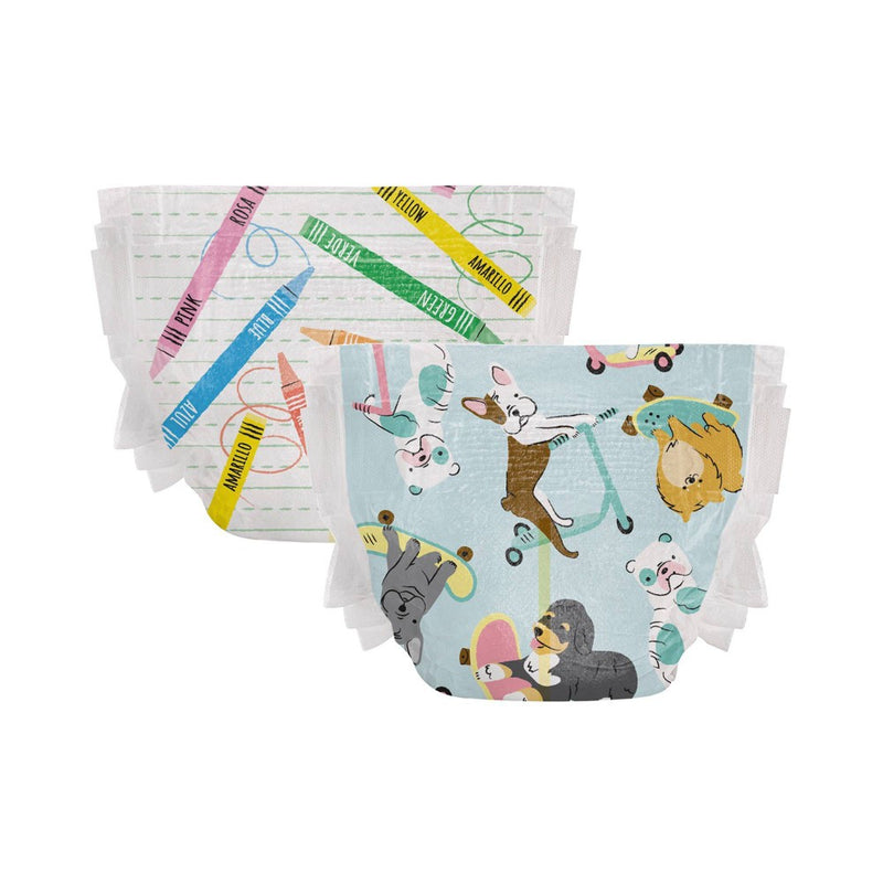 The Honest Company Clean Conscious Training Pants Let's Color & See Me Rollin' - Size 3T-4T - 38ct