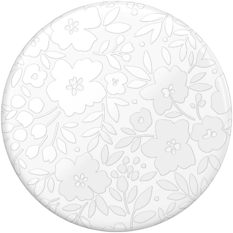 PopSockets PopGrip Cell Phone Grip & Stand - Blanc Fresh