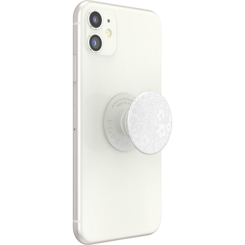 PopSockets PopGrip Cell Phone Grip & Stand - Blanc Fresh