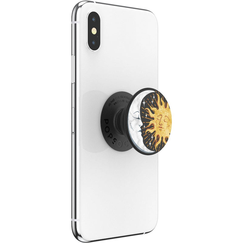 PopSockets PopGrip Cell Phone Moon & Sky Grip & Stand - Sun and Moon
