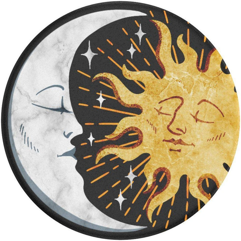 PopSockets PopGrip Cell Phone Moon & Sky Grip & Stand - Sun and Moon