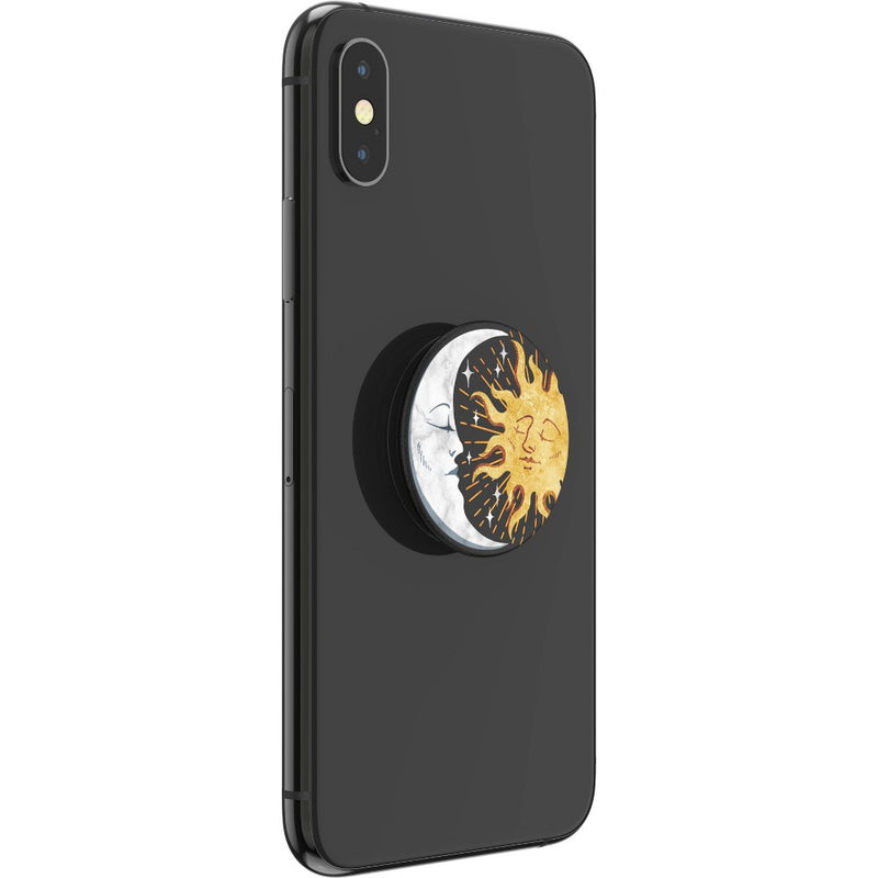 PopSockets PopGrip Cell Phone Moon & Sky Grip & Stand - Sun and Moon