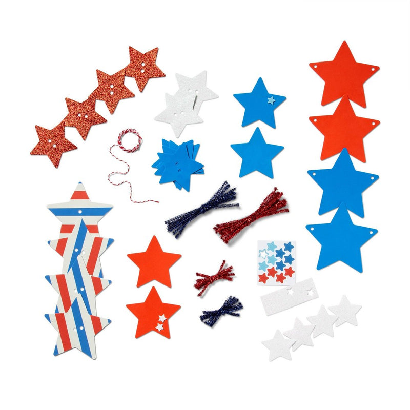 Create-Your-Own Fourth of July Bike Decoration Art Kit - Mondo Llama™