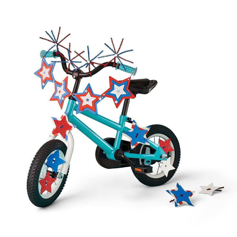 Create-Your-Own Fourth of July Bike Decoration Art Kit - Mondo Llama™
