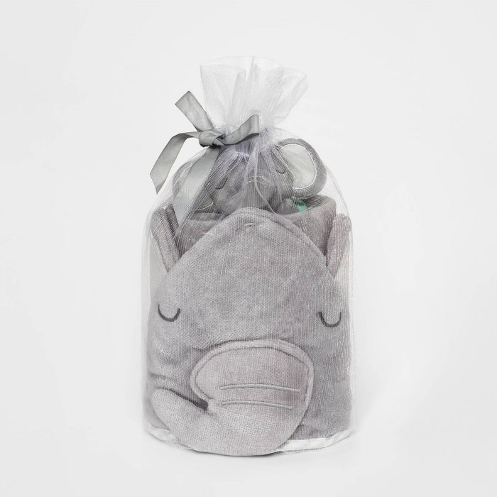 Baby 6pk Bath Bundle - Cloud Island™ Silver