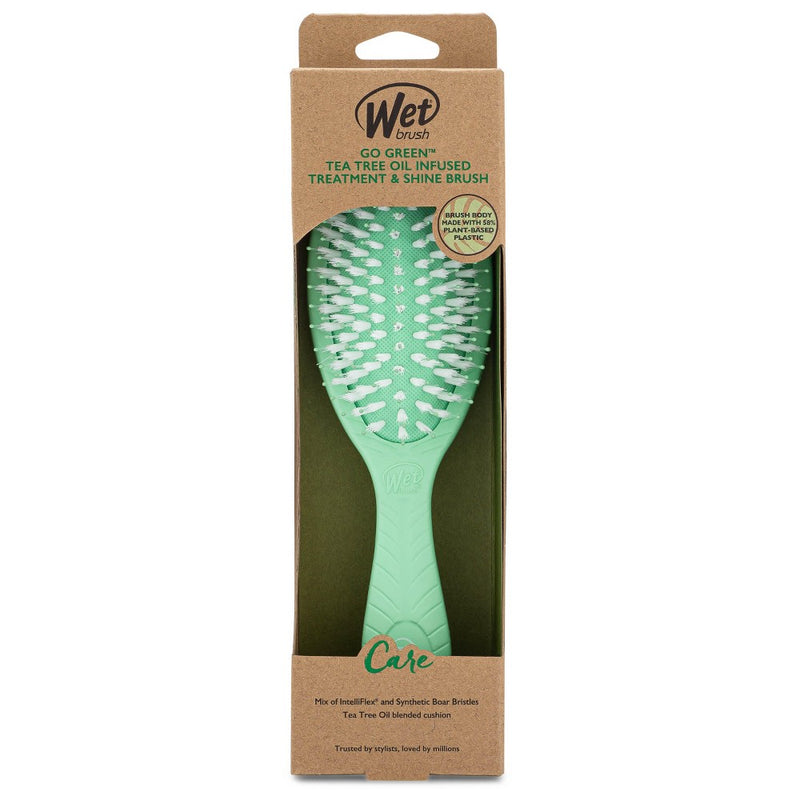 Wet Brush Go Green Tea Tree Oil Infused Hair Brush - Mint