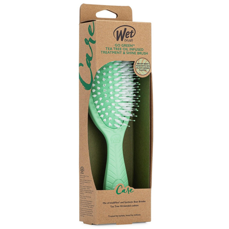 Wet Brush Go Green Tea Tree Oil Infused Hair Brush - Mint