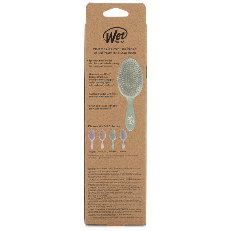 Wet Brush Go Green Tea Tree Oil Infused Hair Brush - Mint