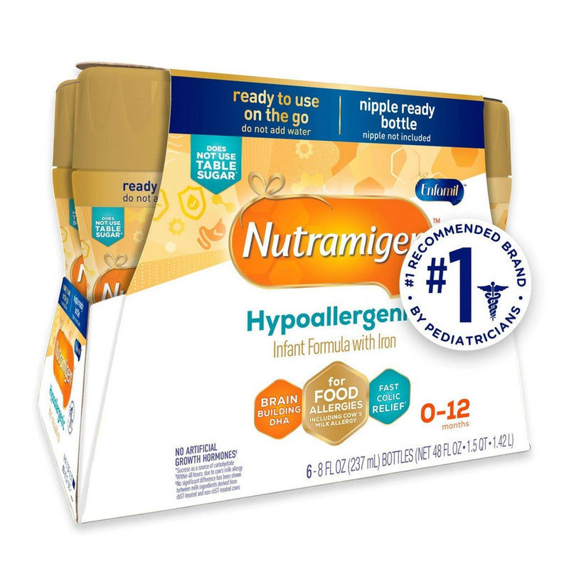 Enfamil Nutramigen Hypoallergenic Ready to Feed Infant Formula - 8 fl oz Each/6ct