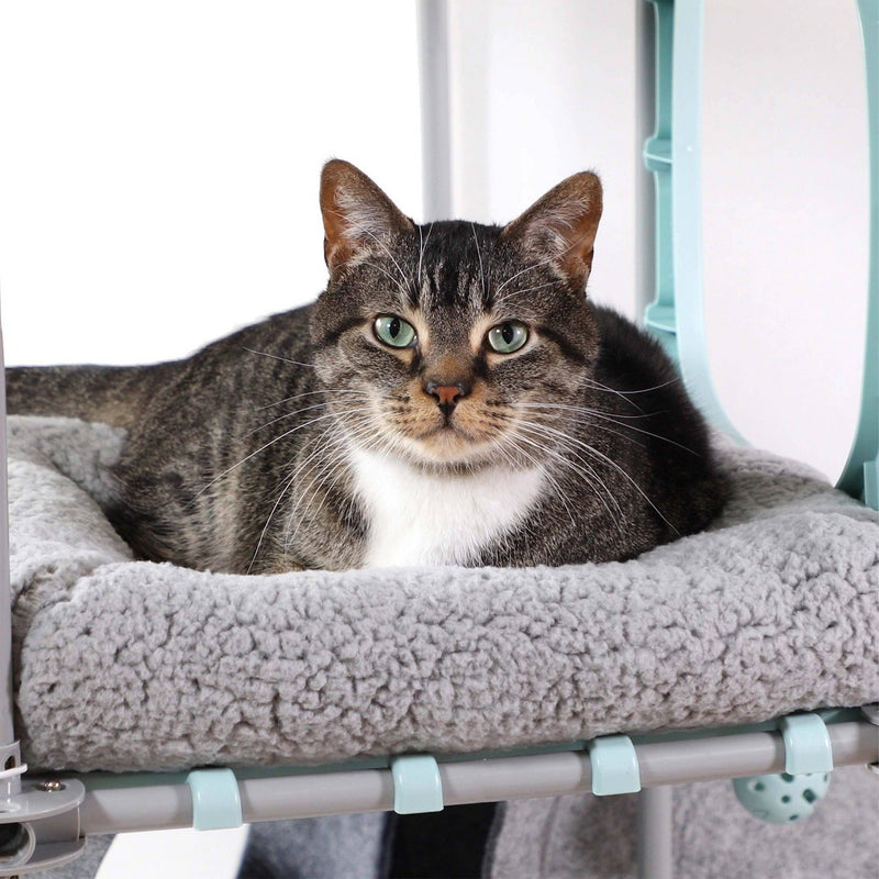 Kitty City Mega Gym Cat Tower - Gray/Blue