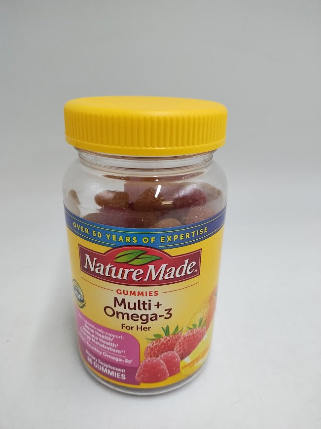 Nature Made Omega 3 Multivitamin Gummies for Women - EXP 03/2026