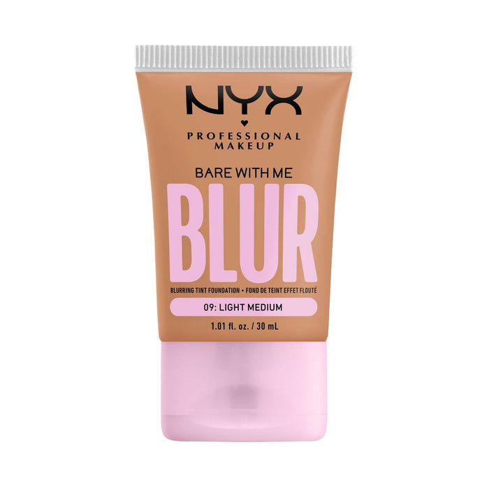 NYX Professional Makeup Bare With Me Blur Tint Soft Matte Foundation - 09 Light Medium - 1.01 fl oz