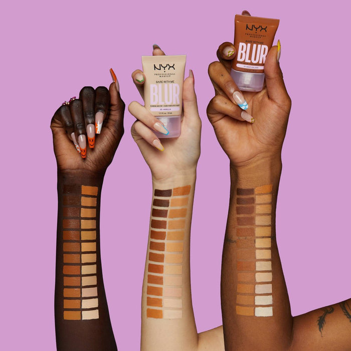 NYX Professional Makeup Bare With Me Blur Tint Soft Matte Foundation - 09 Light Medium - 1.01 fl oz