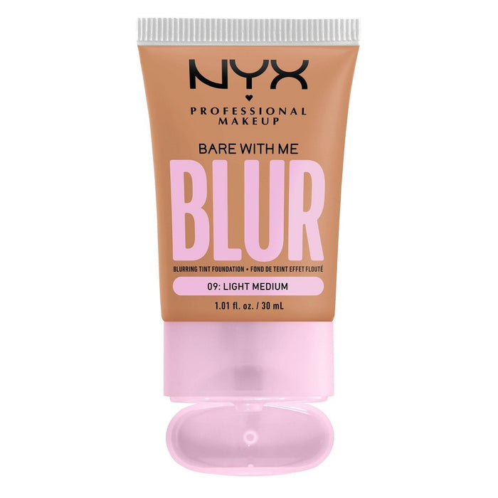 NYX Professional Makeup Bare With Me Blur Tint Soft Matte Foundation - 09 Light Medium - 1.01 fl oz
