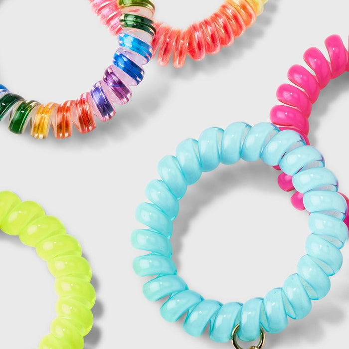 Girls' 5pk Phone Cord Bracelet Set with Garden Charms - Cat & Jack™