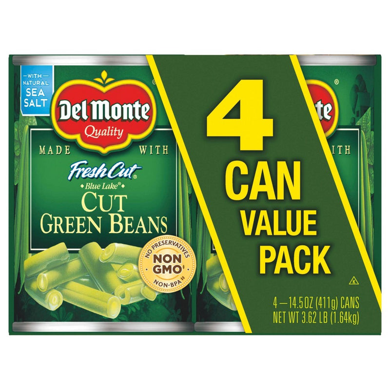Del Monte Cut Green Beans 4 pk