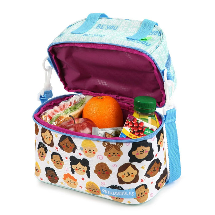 DREASDOODLES by Andrea Campos Lola Dual Compartment Lunch Bag - Be You