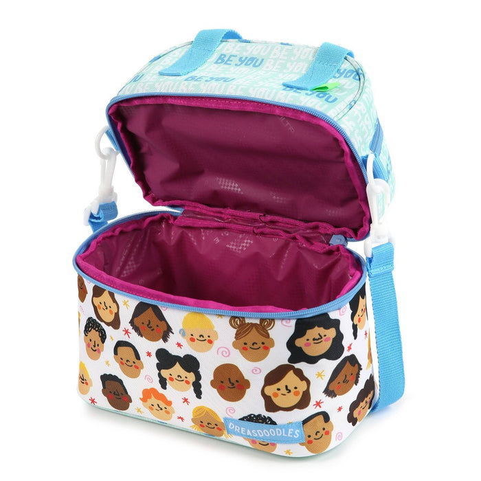 DREASDOODLES by Andrea Campos Lola Dual Compartment Lunch Bag - Be You