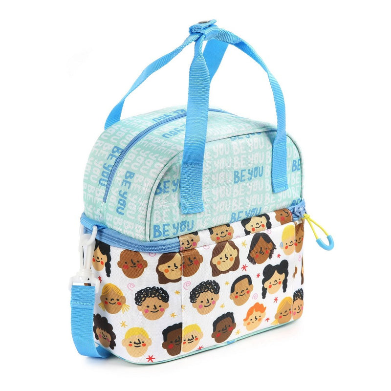 DREASDOODLES by Andrea Campos Lola Dual Compartment Lunch Bag - Be You