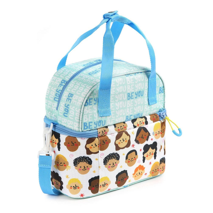 DREASDOODLES by Andrea Campos Lola Dual Compartment Lunch Bag - Be You