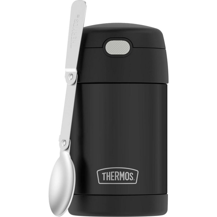 Thermos 16oz FUNtainer Food Jar with Spoon - Matte Black