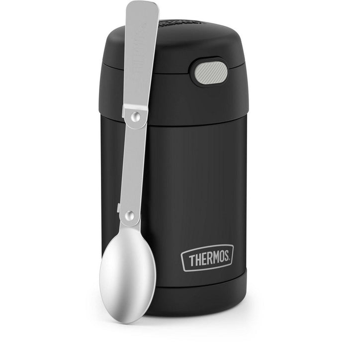 Thermos 16oz FUNtainer Food Jar with Spoon - Matte Black